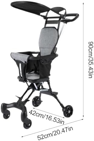 Lightweight Toddler Stroller | Toddler Stroller Canopy | Foldable Travel Stroller | Stroller Airplane Travel, Lightweight Stroller, Detachable Canopy Stroller - Image 2