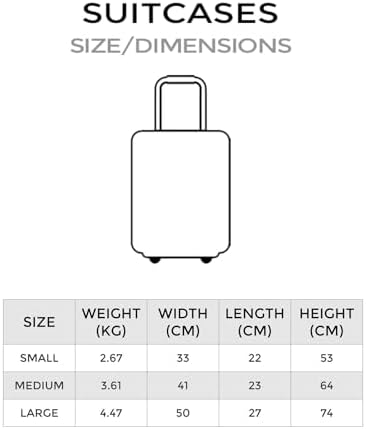Barbie Suitcase for All Ages | Pink Small, Medium Or Large Options Luggage Bag with Extendable Handle | Doll Logo Hard Cover Carry On Trolley Cabin Case | Fun Travel Accessory Gift for Kids & Adults - Image 2