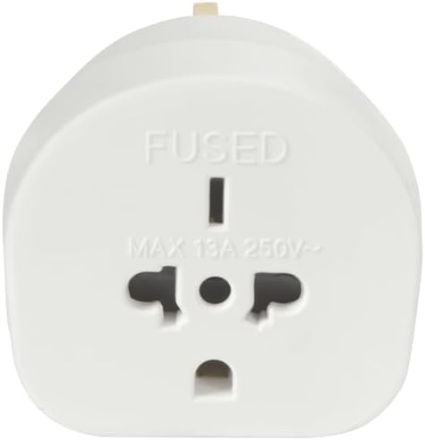 Mercury | Universal World to UK Travel Adaptor | 13A Fused Plug Converter EU, USA, Australia, China, New Zealand & More | Socket Adapter for Electric Razor, Toothbrush, Chargers, Shavers & Appliances - Image 5