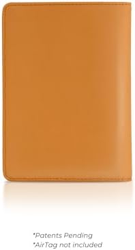 Kings Loot Passport Holder Wallet - RFID Protected & Premium Full Grain Leather – Built-In Trackable Holder & Easy Pull Tab, Cognac, Rfid Wallet - Image 9