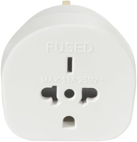Mercury | Universal World to UK Travel Adaptor | 13A Fused Plug Converter EU, USA, Australia, China, New Zealand & More | Socket Adapter for Electric Razor, Toothbrush, Chargers, Shavers & Appliances - Image 2