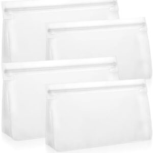 4 Pcs Tsa Approved Toiletry Bag Quart Size Travel Bag Leakproof Clear Toiletry Bags For Toiletries Reusable Security Regulations Waterproof & Leakproof For Toiletries