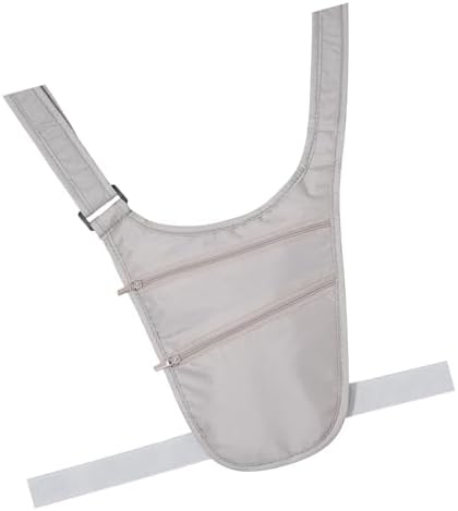 Generic Travel Personal Anti-Theft Bag, Waist Bag, Passport Carry-on Bag, Invisible Document Bag for Traveling Abroad, Triangular Carry-on Waist Bag, Suitable for Travel and Sports Lightweight Bag