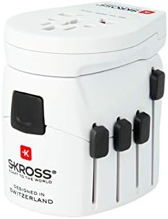 SKROSS - 1.302539 - Pro World & USB - 2 in 1 - Universal travel adapter for the whole world - Voltage and power: 100V–700W / 250V–1750W - 2.4A USB socket - non -slip protection - Image 3
