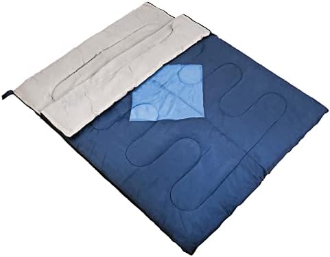 Out There! Double Envelope Sleeping Bag Lightweight Polyester Adult Sleeping Bag - Image 2
