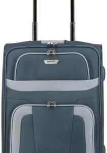 paklite carry-on suitcase with 2 wheels, small suitcase, ORLANDO, classic soft luggage trolley in timeless design, 53 cm, 37 liters