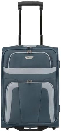 paklite carry-on suitcase with 2 wheels, small suitcase, ORLANDO, classic soft luggage trolley in timeless design, 53 cm, 37 liters