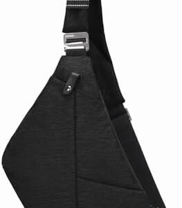 OSOCE Anti Theft Travel Bag, Mens Sling Chest Bag, Crossbody Multi Pockets Shoulder Bag Waterproof Bags Cover Pack Casual Cycling Hiking for Men Women