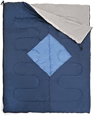 Out There! Double Envelope Sleeping Bag Lightweight Polyester Adult Sleeping Bag - Image 5