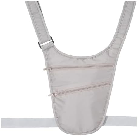Generic Travel Personal Anti-Theft Bag, Waist Bag, Passport Carry-on Bag, Invisible Document Bag for Traveling Abroad, Triangular Carry-on Waist Bag, Suitable for Travel and Sports Lightweight Bag - Image 8
