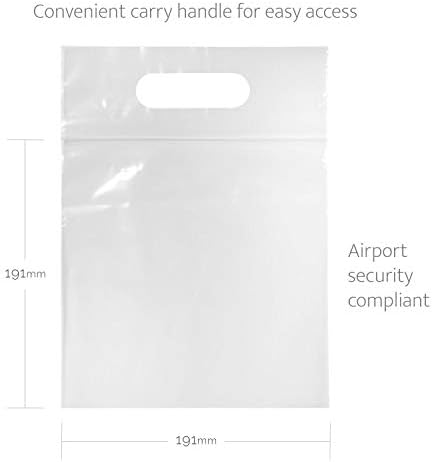 Ati Nomad Airport Security Compliant Toiletry Bags for Hand Luggage Liquids 10 Pack - Image 4