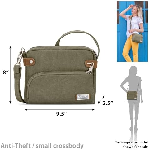 Travelon Women's Anti-Theft Heritage Small Crossbody Bag Cross Body - Image 2