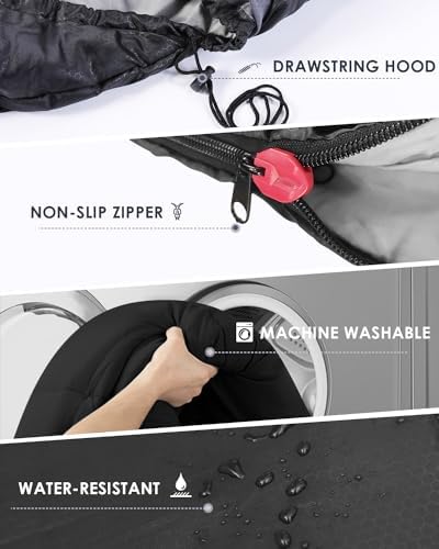Sleeping Bags for Adults Backpacking Lightweight Waterproof- Cold Weather Sleeping Bag for Girls Boys Mens for Warm Camping Hiking Outdoor Travel Hunting with Compression Bags - Image 5