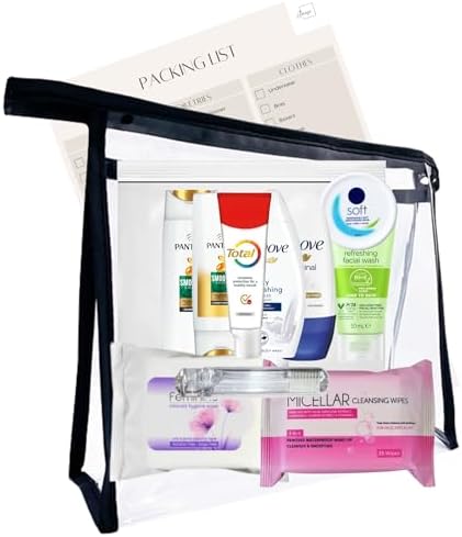 Travel Toiletries Set for Women –13-Piece Mini Travel Size Toiletries Set, TSA Approved, Leak-Proof Travel Bag, Perfect Mini Toiletries Kit Set for Holiday or Hospital Over Night Stay - Image 6