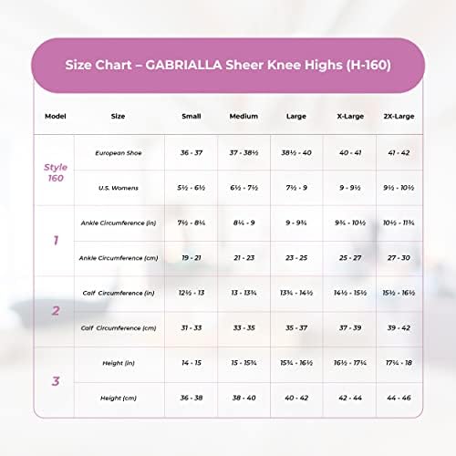 GABRIALLA Knee High Sheer Compression Socks for Women - 15-20 mmHg Graduated Compression Stockings for Varicose Vein, Swelling, Edema & Circulation - Medical Closed Toe Sheer Socks - Image 7