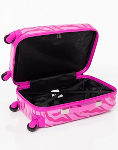 Barbie Suitcase for All Ages | Pink Small, Medium Or Large Options Luggage Bag with Extendable Handle | Doll Logo Hard Cover Carry On Trolley Cabin Case | Fun Travel Accessory Gift for Kids & Adults - Image 7