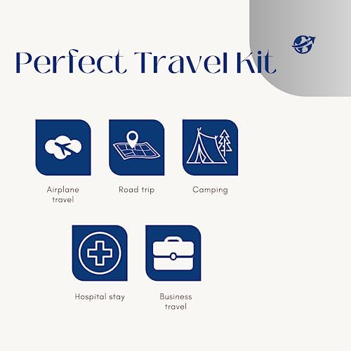 Travel Toiletries Set for Women –13-Piece Mini Travel Size Toiletries Set, TSA Approved, Leak-Proof Travel Bag, Perfect Mini Toiletries Kit Set for Holiday or Hospital Over Night Stay - Image 7