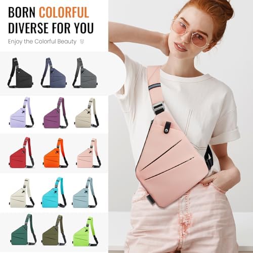 WANDER PLUS® Anti Theft Crossbody Travel Bag for Women Men, Multi-Pocket Crossbody Bag, Slim Sling Bag with Adjustable Strap - Image 3