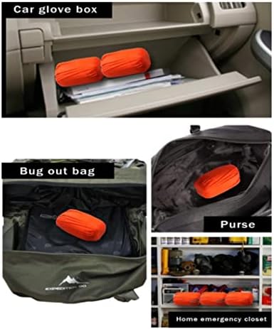 Emergency Sleeping Bag Survival Sleeping Bag Emergency Tent Hiking Bivvy Bag with Survival Whistle Lightweight Waterproof Thermal Emergency Shelter PE tear resistant material Outdoor Camping Hiking - Image 5