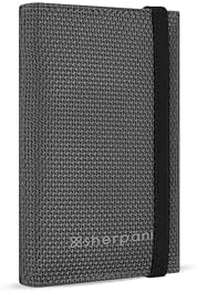Sherpani Vienna, RFID Blocking Passport Holder, Travel Passport Cover Wallet, Travel Documents Organizer Protector for Women, Granite, One Size, Passport Wallet - Image 7