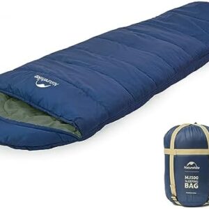 Naturehike Mummy Sleeping Bag Ultra Lightweight for Adults, Warm for 3-4 Season, Waterproof, for Indoor, Camping, Hiking, Mountaineering, Traveling, Backpacking, Festivals, Outdoor