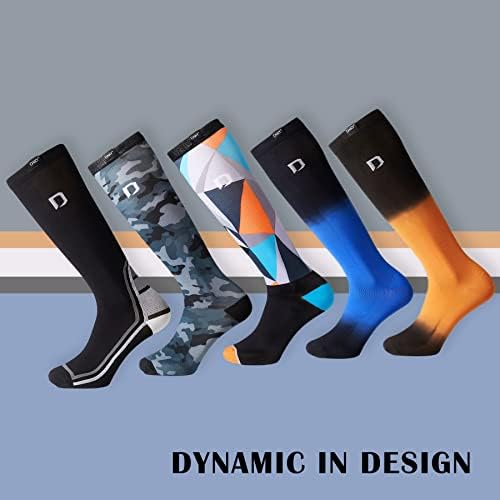 DAKY Compression Socks for Men Women - Athletic, Hiking, Walking, Running, Sports - Travel, Flight, Pregnancy Socks - 3 Pack - Image 6