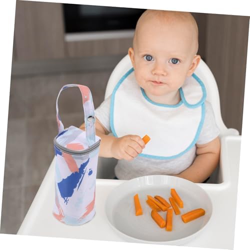 VALICLUD Insulated Bottle Cooler Bag for Stroller Travel Friendly Carrier for Nursing Moms Lightweight Design for Easy Portability and Versatile Use Keeps Bottles Warm and Conveniently - Image 6