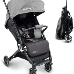 Mobiclinic®, Baby Pushchair Stroller, Cabin Ultracompact, Travel Stoller, Foldable & Lightweight Stroller, 5-point harness, Handlebar for transport, 0-36 month, Trip, Fully adjustable, Lockable brakes