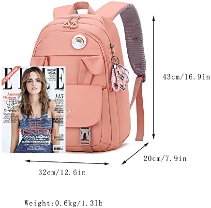 Makukke School Backpack for Women, Laptop Backpack 15.6 Inch College School Bag Anti Theft Travel Daypack Bookbag for Girls - Image 6