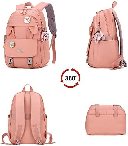 Makukke School Backpack for Women, Laptop Backpack 15.6 Inch College School Bag Anti Theft Travel Daypack Bookbag for Girls - Image 5