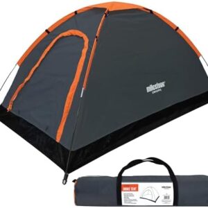 Milestone Camping Dome Tent/Sleeps Water Resistant/Portable