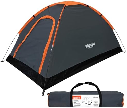 Milestone Camping Dome Tent/Sleeps Water Resistant/Portable