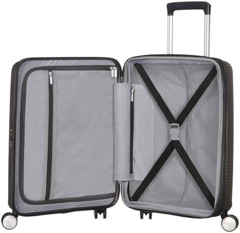AMERICAN TOURISTER Soundbox - Spinner 55/20 Expandable Hand Luggage, 55 cm, 35.5 liters, Black (Bass Black) - Image 3
