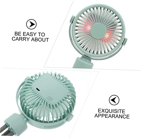 Cabilock 1set Usb Charging Handheld Fan Mini Portable Cooling for Home Office Travel and Strollers Design Lightweight and Convenient for Outdoor Use Random Style - Image 5