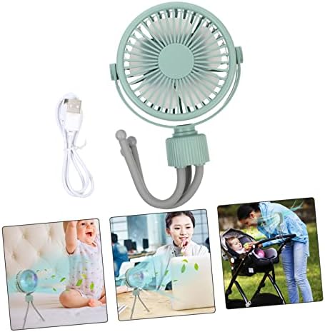 Cabilock 1set Usb Charging Handheld Fan Mini Portable Cooling for Home Office Travel and Strollers Design Lightweight and Convenient for Outdoor Use Random Style - Image 4