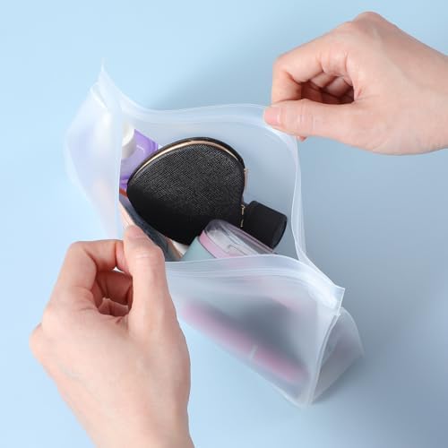 4 Pcs Tsa Approved Toiletry Bag Quart Size Travel Bag Leakproof Clear Toiletry Bags For Toiletries Reusable Security Regulations Waterproof & Leakproof For Toiletries - Image 4