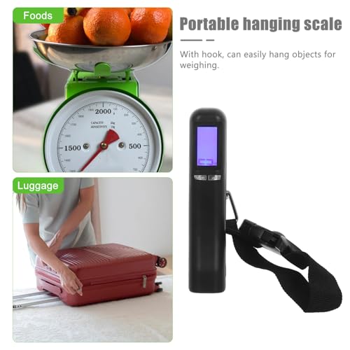 Healeved Handheld Suitcase Weighing Scale with Strong Strap Backlit LCD Display Auto Weight Tool - Image 5