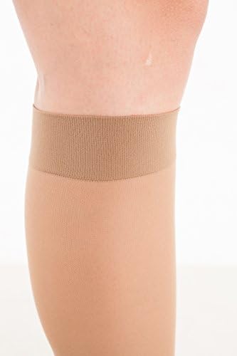GABRIALLA Knee High Sheer Compression Socks for Women - 15-20 mmHg Graduated Compression Stockings for Varicose Vein, Swelling, Edema & Circulation - Medical Closed Toe Sheer Socks - Image 5