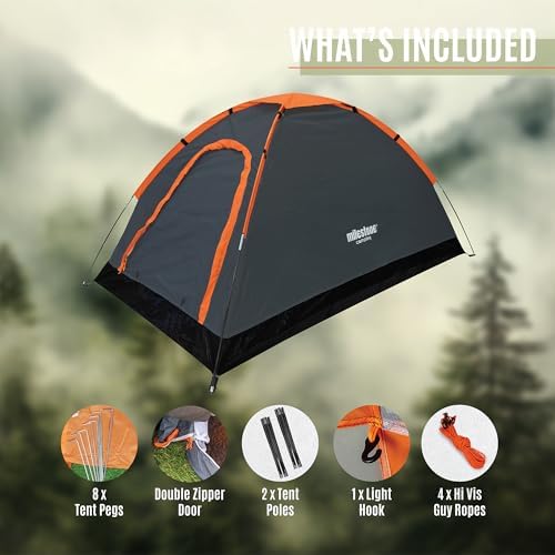 Milestone Camping Dome Tent/Sleeps Water Resistant/Portable - Image 5