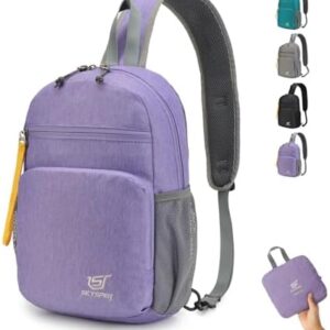 SKYSPER One Strap Backpack Sling Crossbody Bag - Lightweight Chest Shoulder Cross Body Bag Travel Hiking Casual Daypack for Women Men