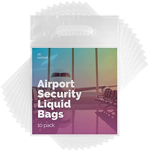 Ati Nomad Airport Security Compliant Toiletry Bags for Hand Luggage Liquids 10 Pack - Image 2