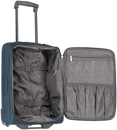 paklite carry-on suitcase with 2 wheels, small suitcase, ORLANDO, classic soft luggage trolley in timeless design, 53 cm, 37 liters - Image 6