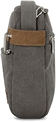 Travelon Unisex's Anti-Theft Heritage Crossbody Bag Travel Totes, Pewter, 9.75 x 7.75 x 2.5 - Image 7