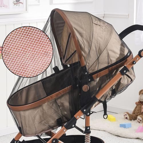 Baby Net - 2X Bassinet Net | 380DPI Mesh Breathable Lightweight Travel-Friendly Sun Protection For Outdoor Camping Strolling Nursery Car Travel Backpacking Hiking Balcony Protection - Image 9