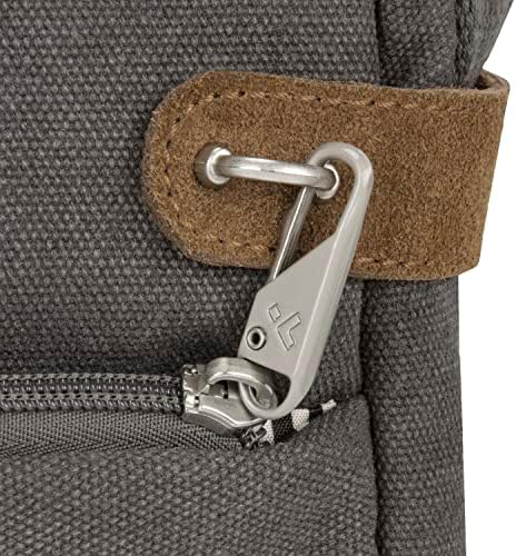 Travelon Unisex's Anti-Theft Heritage Crossbody Bag Travel Totes, Pewter, 9.75 x 7.75 x 2.5 - Image 9