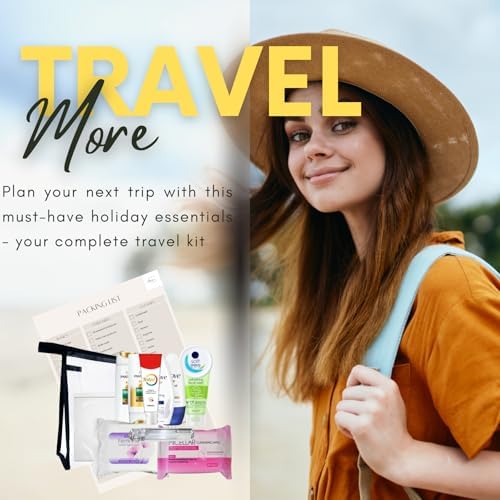 Travel Toiletries Set for Women –13-Piece Mini Travel Size Toiletries Set, TSA Approved, Leak-Proof Travel Bag, Perfect Mini Toiletries Kit Set for Holiday or Hospital Over Night Stay - Image 5