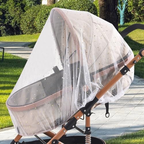 Bexdug Net For Crib - Stroller Mesh Cover | 2X Full Coverage Lightweight Portable Sun Protection For Outdoor Strolling Nursery Crib Car Travel Backpacking Hiking Balcony - Image 9
