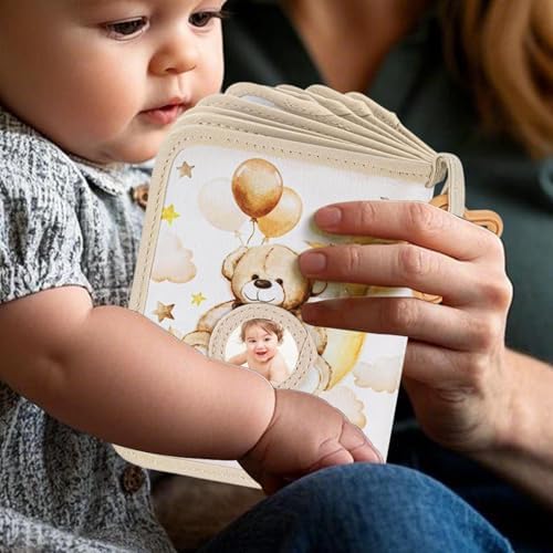 Family Album, Baby Pictures, Soft Pages Safe Corners Lightweight Build Memory Keeper, First Album for Home, Bedroom, Travel, Cribs, Strollers 7.3x5.5 Inches - Image 9