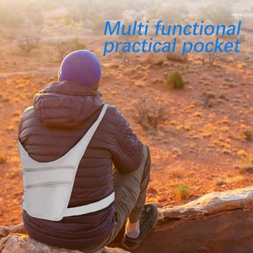 Generic Travel Personal Anti-Theft Bag, Waist Bag, Passport Carry-on Bag, Invisible Document Bag for Traveling Abroad, Triangular Carry-on Waist Bag, Suitable for Travel and Sports Lightweight Bag - Image 3