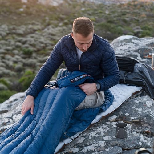 Naturehike Ultra Lightweight Envelope Sleeping Bag for Adults, 3-4 Seasons, Waterproof Sleeping Sack for Camping, Hiking, Mountaineering, Indoor, Backpacking, Outdoor, Duck Down - Image 2